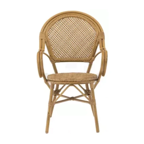 Fauteuil de bistrot ARCACHON - rotin naturel tressé