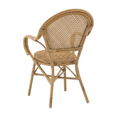 Fauteuil de bistrot ARCACHON - rotin naturel tressé