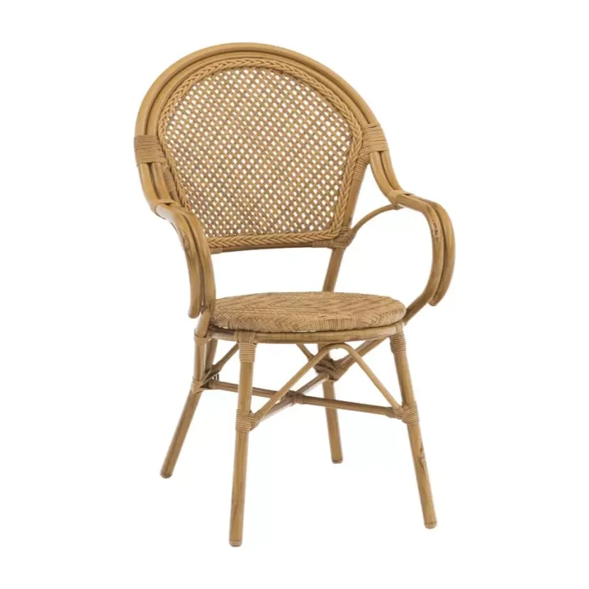 Fauteuil de bistrot ARCACHON - rotin naturel tressé