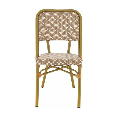 Chaise de bistrot CABOURG - tressage chevrons