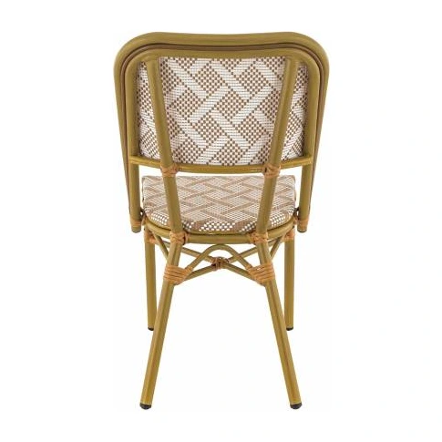 Chaise de bistrot CABOURG - tressage chevrons