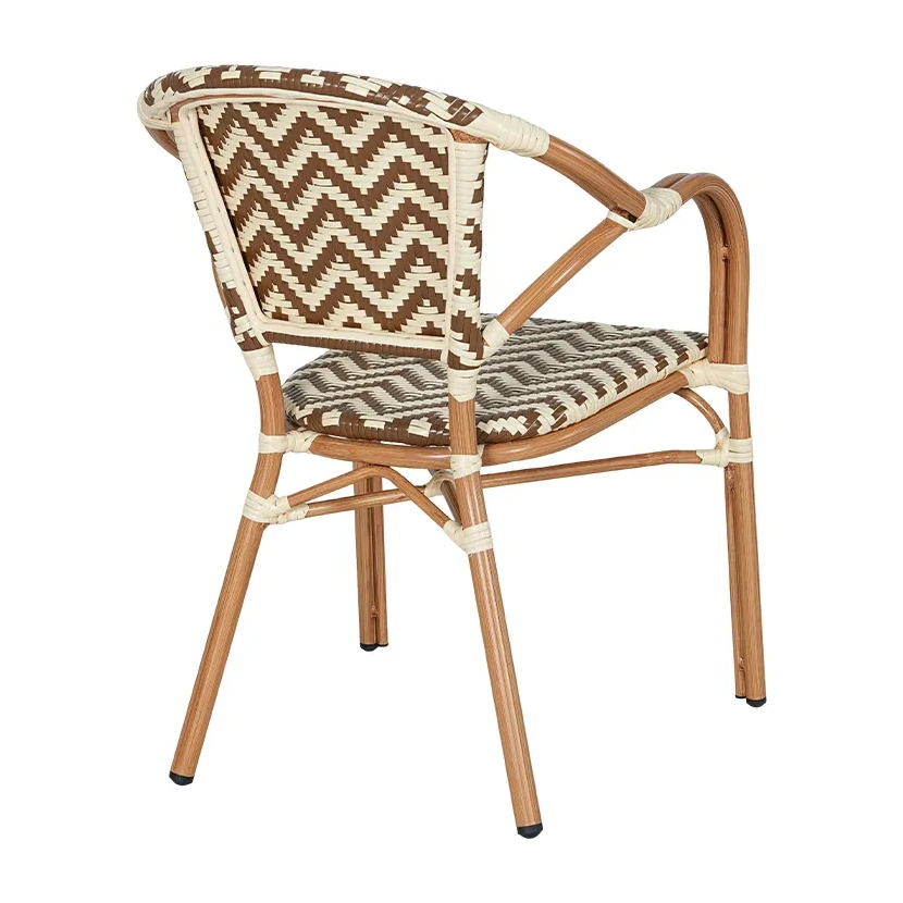Table de terrasse SORRENTO - tressage beige