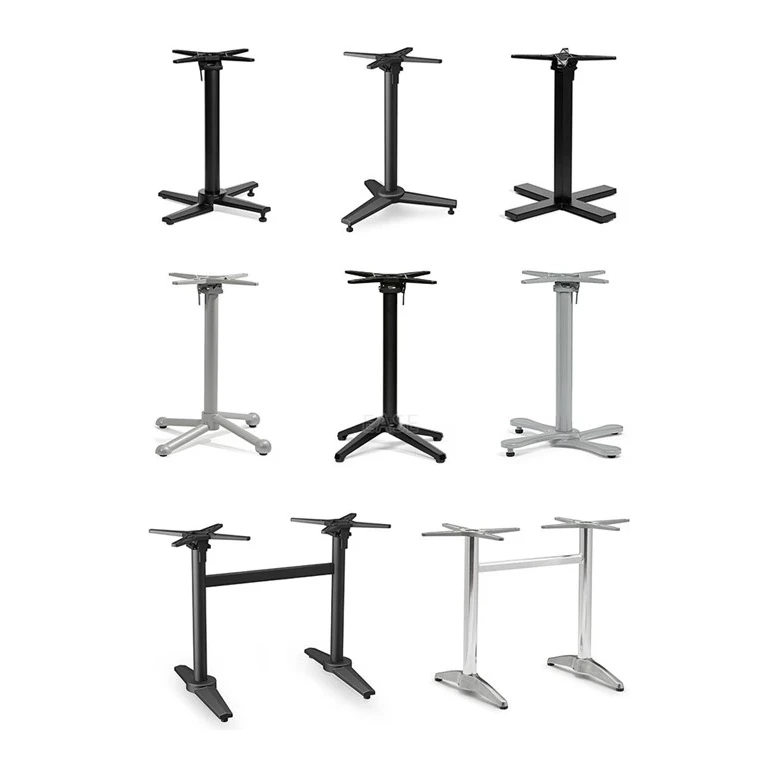 Piètement de table VERCORS - rabattable empilable